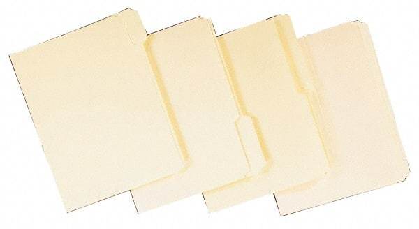 UNIVERSAL - 8-1/2 x 11" 8 Tabs, Clear Plastic Reinforced Binder Holes, Economy Tab Dividers - Tan Tabs, Buff Folder - A1 Tooling