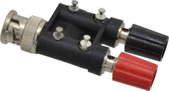 Pomona - Black Electrical Test Equipment Adapter - Use with Male BNC to Isolated Binding Posts - A1 Tooling