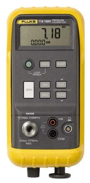 Fluke - 24 mA, Calibrator - 100 psi, 3 Year Warranty - A1 Tooling