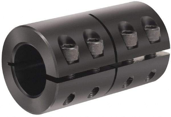 Climax Metal Products - 40mm Inside x 77mm Outside Diam, Metric One Piece Clamping Rigid Coupling - 108mm Long - A1 Tooling