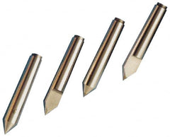 Riten - 2" Head Diam, Hardened Tool Steel Standard Point Solid Dead Center - Jarno 16 Taper, 2" Point Diam, 12" OAL - A1 Tooling