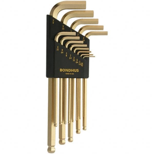 Bondhus - Hex Key Sets Tool Type: Ball End Handle Type: L-Key Long Arm - A1 Tooling