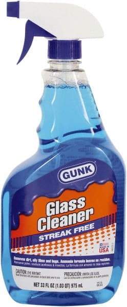 Gunk - Ammonium Hydroxide Glass Cleaner - 33 oz Spray Bottle - A1 Tooling