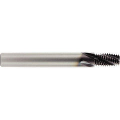 OSG - 2-1/2 - 8 Internal 8 TPI 1" Shank 4-Flute RH Solid Carbide Helical Flute Thread Mill - Exact Industrial Supply