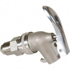 Vestil - 3/4" NPT Stainless Steel Adjustable Drum Faucet - 6" Long Extension - A1 Tooling