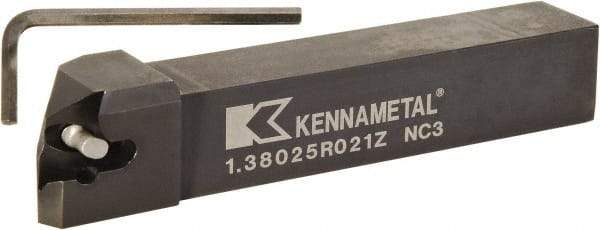 Kennametal - 1.380...92DEG, Right Hand Cut, -2° Lead Angle, 1" Shank Height x 1" Shank Width, Indexable Turning Toolholder - 6" OAL, D4FIX..R.. Insert Compatibility, Series Fix-Perfect - A1 Tooling