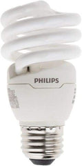 Philips - 13 Watt Fluorescent Residential/Office Medium Screw Lamp - 4,100°K Color Temp, 900 Lumens, 120 Volts, EL/mDT, 10,000 hr Avg Life - A1 Tooling