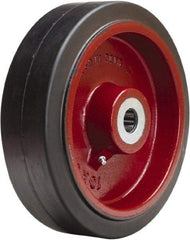 Hamilton - 10 Inch Diameter x 3 Inch Wide, Rubber on Cast Iron Caster Wheel - 1,000 Lb. Capacity, 3-1/4 Inch Hub Length, 1-15/16 Inch Axle Diameter, Plain Bore Bearing - A1 Tooling