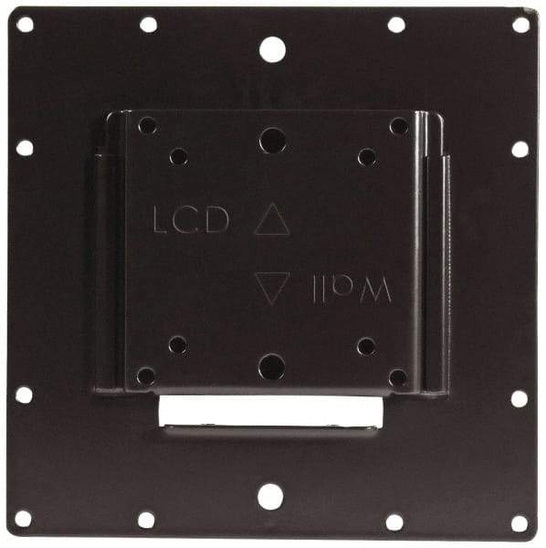 Video Mount - Flat Panel Flat Mount For 10 to 30 Inch LCD Monitor - Black, 50 Lbs. Load Capacity, Flush Wall Mount - A1 Tooling