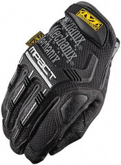 Mechanix Wear - Size S Synthetic Leather/TPR Anti-Vibration/Impact Protection Work Gloves - For Mechanic's & Lifting, Uncoated, Hook & Loop Cuff, Full Fingered, Black/Gray, Paired - A1 Tooling