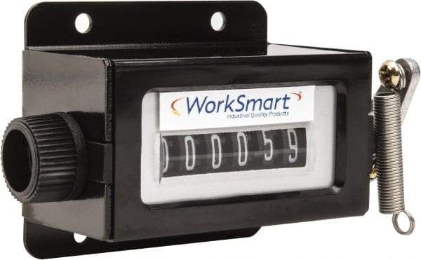 Value Collection - 6 Digit Mechanical Display Stroke Counter - Manual Reset - A1 Tooling