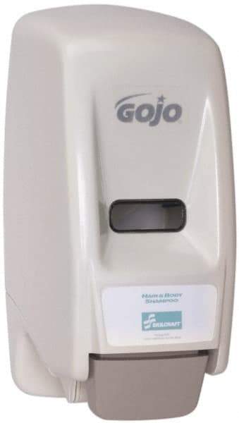 Ability One - 800 mL Liquid Hand Sanitizer Dispenser - Plastic, Hanging, White - A1 Tooling