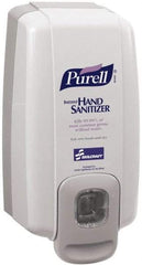 Ability One - 1000 mL Liquid Hand Sanitizer Dispenser - Plastic, Hanging, Gray - A1 Tooling