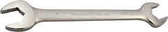 Paramount - 15/16" x 1" Standard Open End Wrench - 11-17/32" OAL, Double End, Full Polish Finish, 15° Head Angle - A1 Tooling