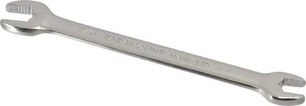 Paramount - 3/8" x 7/16" Standard Open End Wrench - 5-3/4" OAL, Double End, Full Polish Finish, 15° Head Angle - A1 Tooling