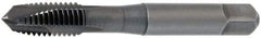 OSG - 9/16-12 UNC, 3 Flute, TiN Finish, Vanadium High Speed Steel Spiral Point Tap - Plug Chamfer, Right Hand Thread, 3-19/32" OAL, 1-21/32" Thread Length, 0.429" Shank Diam, 3B Class of Fit, Series 300 - Exact Industrial Supply