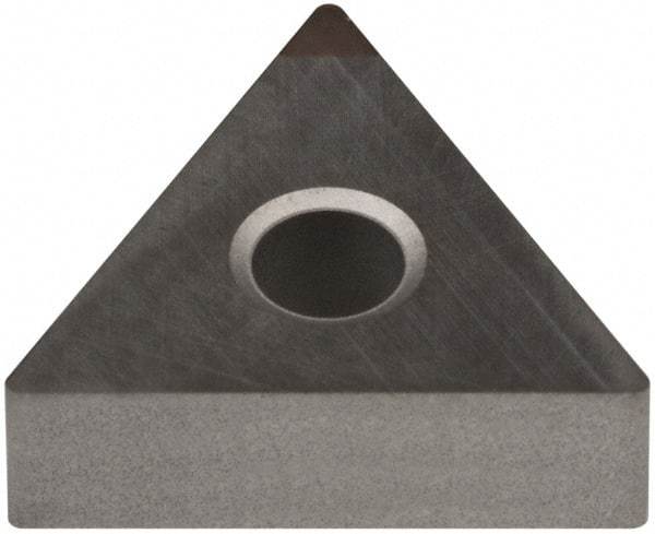 Sumitomo - NU-TNMA331 Grade BN350 PCBN Turning Insert - Uncoated, 60° Triangle, 3/8" Inscr Circle, 3/16" Thick, 1/64" Corner Radius - A1 Tooling