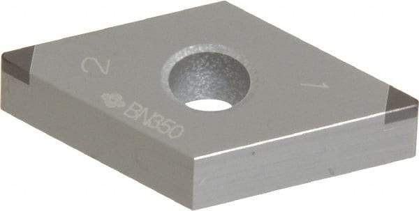 Sumitomo - 2NU-DNGA431 Grade BN350 PCBN Turning Insert - Uncoated, 55° Diamond, 1/2" Inscr Circle, 3/16" Thick, 1/64" Corner Radius - A1 Tooling