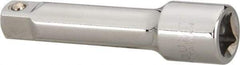 Paramount - 3/8" Drive Standard Socket Extension - 3" OAL, Chrome Finish - A1 Tooling