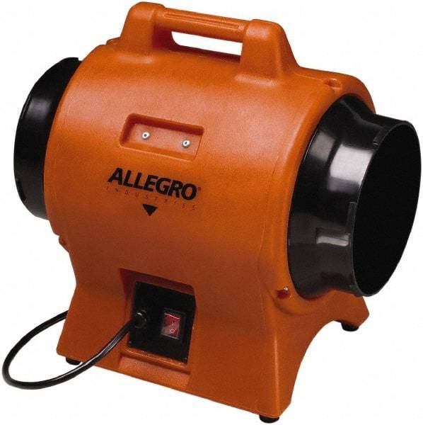 Allegro - 8" Inlet, Electric AC Axial Blower - 0.33 hp, 865 CFM (Free Air), 230 Max Voltage Rating - A1 Tooling