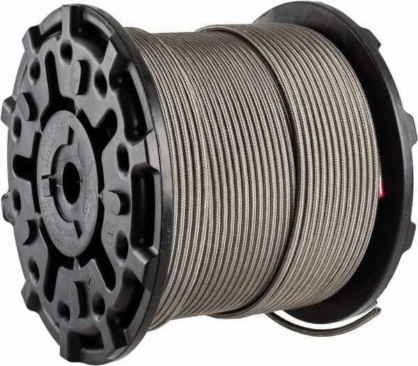 Parker - 3/16" ID x 5/16" OD, 3,000 psi Work Pressure Hydraulic Hose - 2" Radius, PTFE, -100°F to 450°F - A1 Tooling