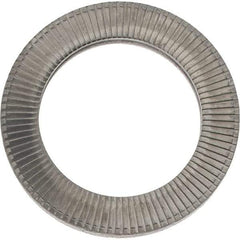 Value Collection - 7/8", 1.368" OD, Uncoated, Stainless Steel Wedge Lock Washer - Grade 316L, 0.912 to 0.928" ID - A1 Tooling