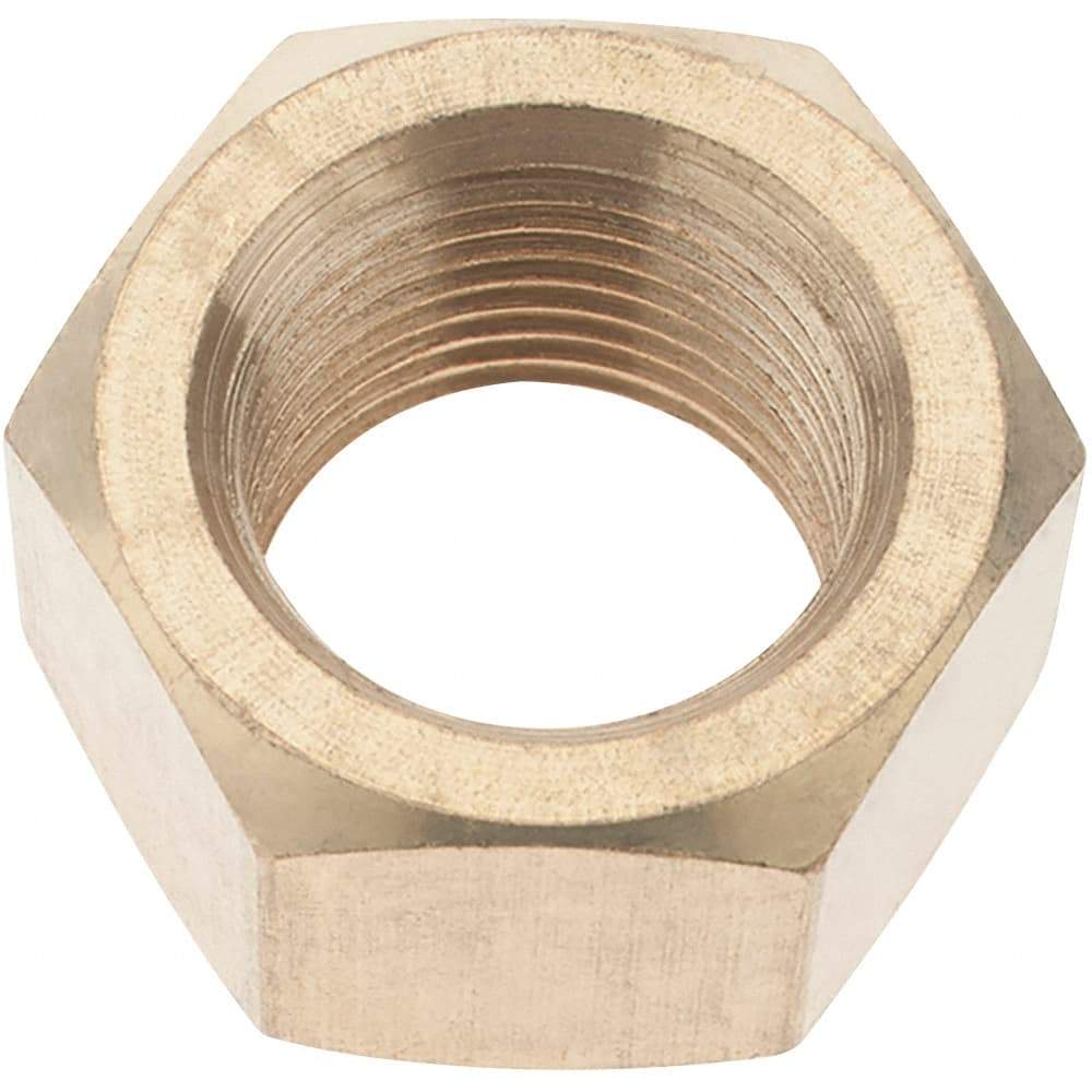 Value Collection - 3/4-18 UNF Brass Right Hand Hex Nut - 1-7/64" Across Flats, 41/64" High - A1 Tooling