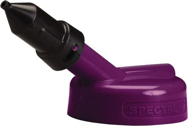 Trico - 4 Gal Capacity Polyethylene Oil Storage System - 1/4" Tip OD, 7" Straight Spout, Purple - A1 Tooling