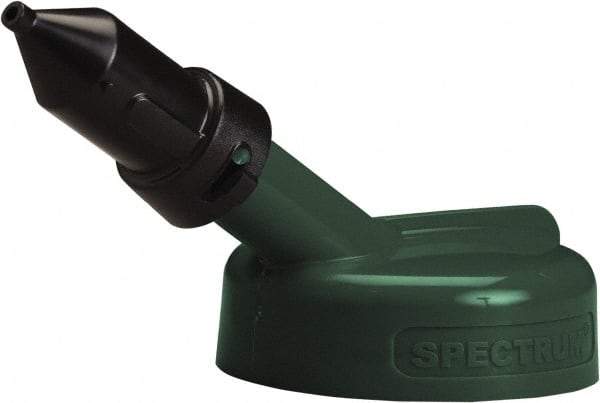 Trico - 4 Gal Capacity Polyethylene Oil Storage System - 1/4" Tip OD, 7" Straight Spout, Dark Green - A1 Tooling