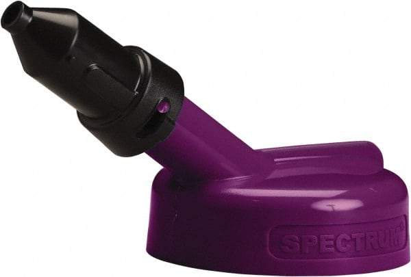 Trico - 4 Gal Capacity Polyethylene Oil Storage System - 1/2" Tip OD, 7" Straight Spout, Purple - A1 Tooling