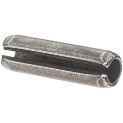 Value Collection - 7/32" Diam x 3/4" Long Slotted Spring Pin - Grade 1070-1090 Alloy Steel, Uncoated - A1 Tooling