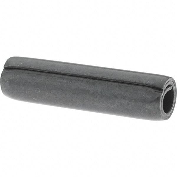 Value Collection - 5/16" Diam x 1-1/4" Long Coiled Spring Pin - Grade 1070-1090 Alloy Steel, Black Oxide Finish - A1 Tooling