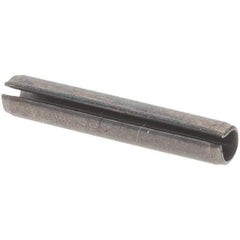 Value Collection - 1/16" Diam x 3/8" Long Slotted Spring Pin - Grade 1070-1090 Alloy Steel, Black Oxide Finish - A1 Tooling