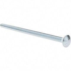 Value Collection - 5/16-18 UNC 6" Length Under Head, Standard Square Neck, Carriage Bolt - Grade 5 Steel, Zinc-Plated Finish - A1 Tooling