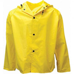 Neese - Size L Yellow Rain & Flame Resistant/Retardant Rain Jacket - A1 Tooling