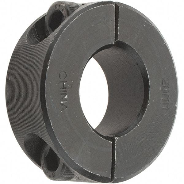 Value Collection - 20mm Bore, Steel, Two Piece Shaft Collar - 1-5/8" Outside Diam - A1 Tooling