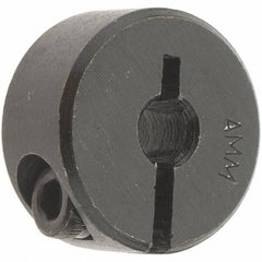 Value Collection - 4mm Bore, Steel, One Piece Clamp Collar - 11/16" Outside Diam - A1 Tooling