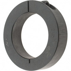 Value Collection - 2-1/8" Bore, Steel, One Piece One Piece Split Shaft Collar - 3-1/4" Outside Diam, 3/4" Wide - A1 Tooling