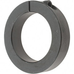 Value Collection - 2-5/16" Bore, Steel, One Piece One Piece Split Shaft Collar - 3-1/2" Outside Diam, 3/4" Wide - A1 Tooling