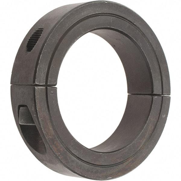 Value Collection - 2-5/16" Bore, Steel, Two Piece Two Piece Split Shaft Collar - 3-1/2" Outside Diam, 3/4" Wide - A1 Tooling