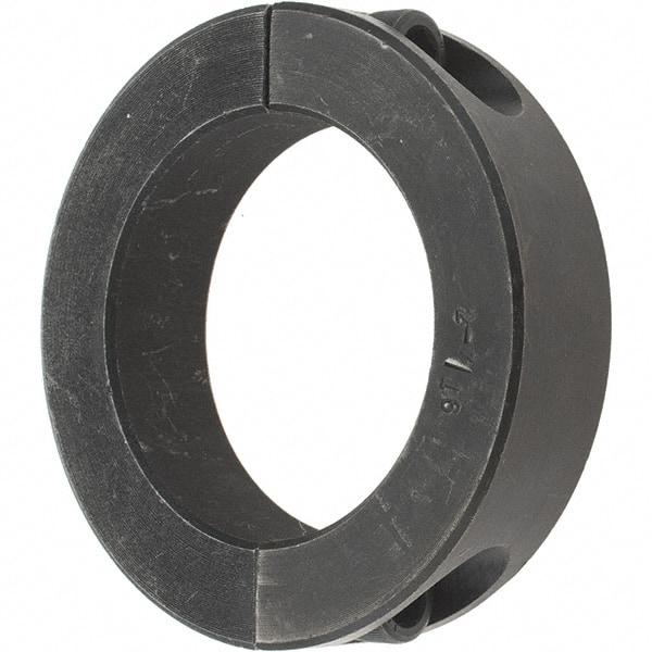 Value Collection - 2-1/16" Bore, Steel, Two Piece Two Piece Split Shaft Collar - 3-1/4" Outside Diam, 3/4" Wide - A1 Tooling