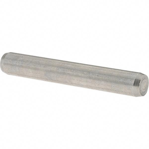 Value Collection - 6mm Diam x 40mm Pin Length 416 Stainless Steel Precision Dowel Pin - C 52-62 Hardness, 1 Beveled & 1 Rounded End - A1 Tooling