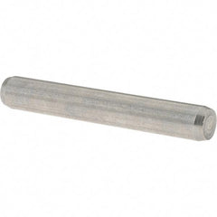 Value Collection - 6mm Diam x 40mm Pin Length 416 Stainless Steel Precision Dowel Pin - C 52-62 Hardness, 1 Beveled & 1 Rounded End - A1 Tooling