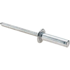 Value Collection - Size 68 Dome Head Aluminum Closed End Sealing Blind Rivet - Aluminum Mandrel, 0.376" to 1/2" Grip, 0.374" Head Diam, 0.192" to 0.196" Hole Diam, 0.748" Length Under Head, 3/16" Body Diam - A1 Tooling