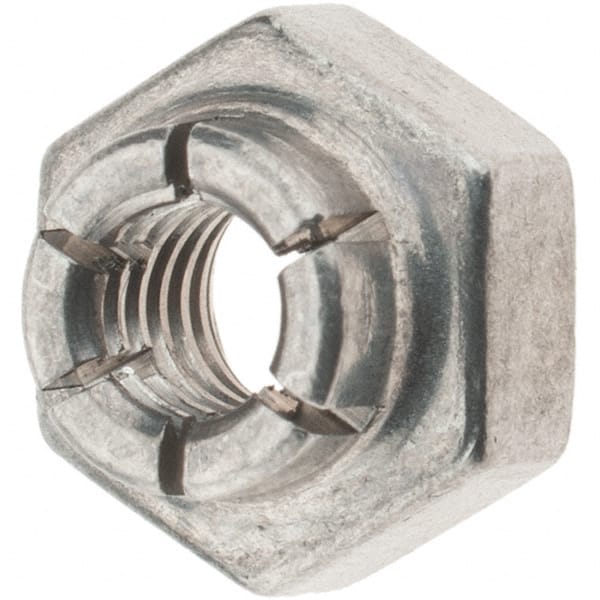 Value Collection - #8-32 UNJC 18-8 Hex Lock Nut with Expanding Flex Top - A1 Tooling