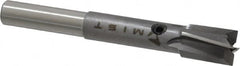 Made in USA - 11/32" Diam, 1/4" Shank, Diam, 4 Flutes, Straight Shank, Interchangeable Pilot Counterbore - A1 Tooling