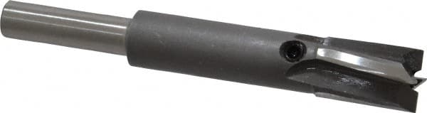 Made in USA - 13/32" Diam, 1/4" Shank, Diam, 4 Flutes, Straight Shank, Interchangeable Pilot Counterbore - A1 Tooling