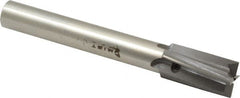 Made in USA - 5/8" Diam, 1/2" Shank, Diam, 4 Flutes, Straight Shank, Interchangeable Pilot Counterbore - A1 Tooling