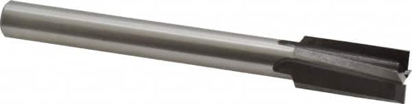 Made in USA - 11/16" Diam, 1/2" Shank, Diam, 4 Flutes, Straight Shank, Interchangeable Pilot Counterbore - A1 Tooling