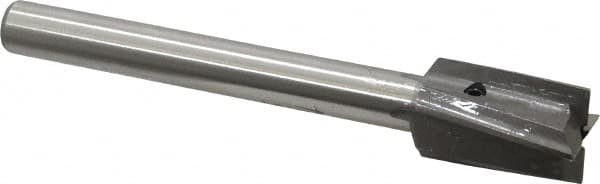 Made in USA - 7/8" Diam, 1/2" Shank, Diam, 4 Flutes, Straight Shank, Interchangeable Pilot Counterbore - A1 Tooling